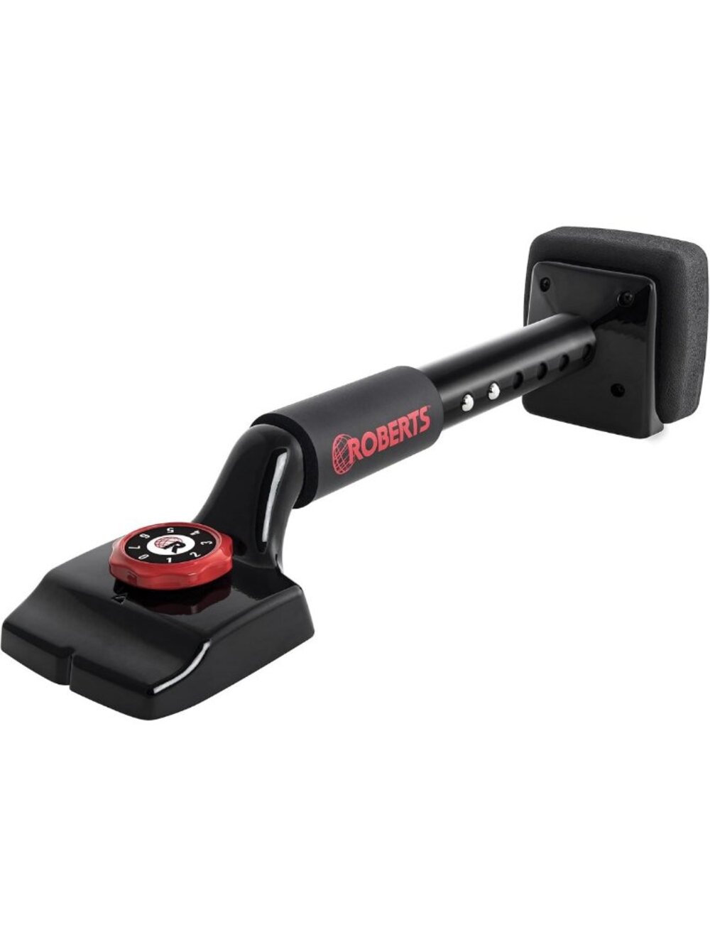 Adjustable Knee Kicker Tool for Carpet Installation - Heavy Duty, Black